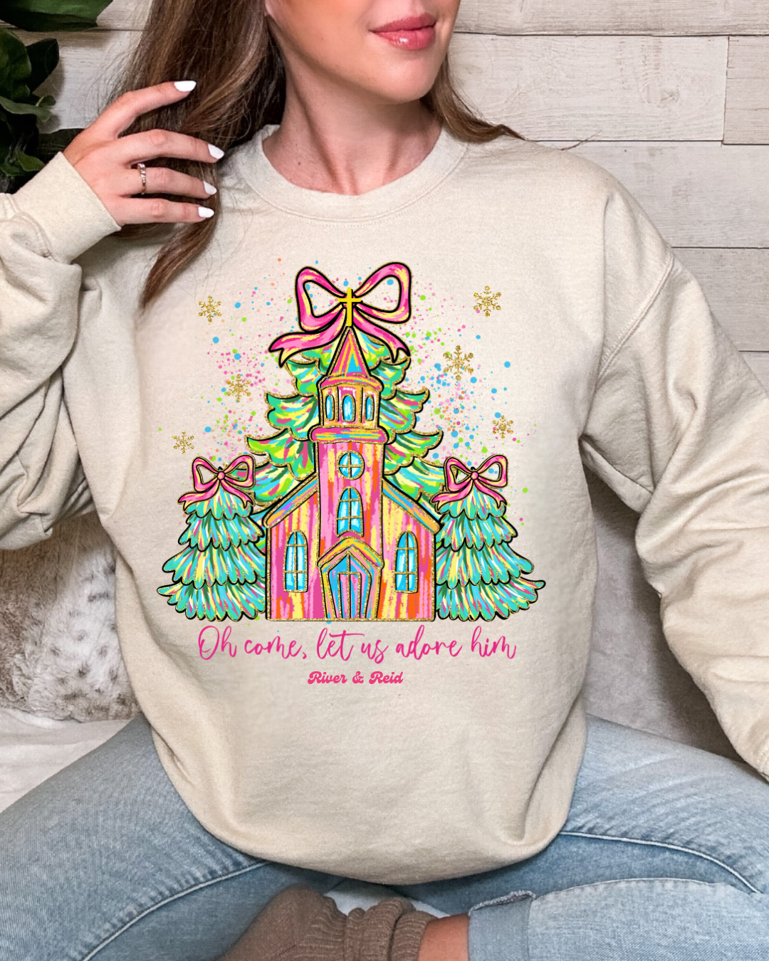 Let Us Adore Him Church | Sweatshirt
