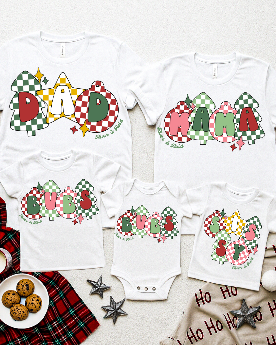 Retro Christmas Family | T-Shirt