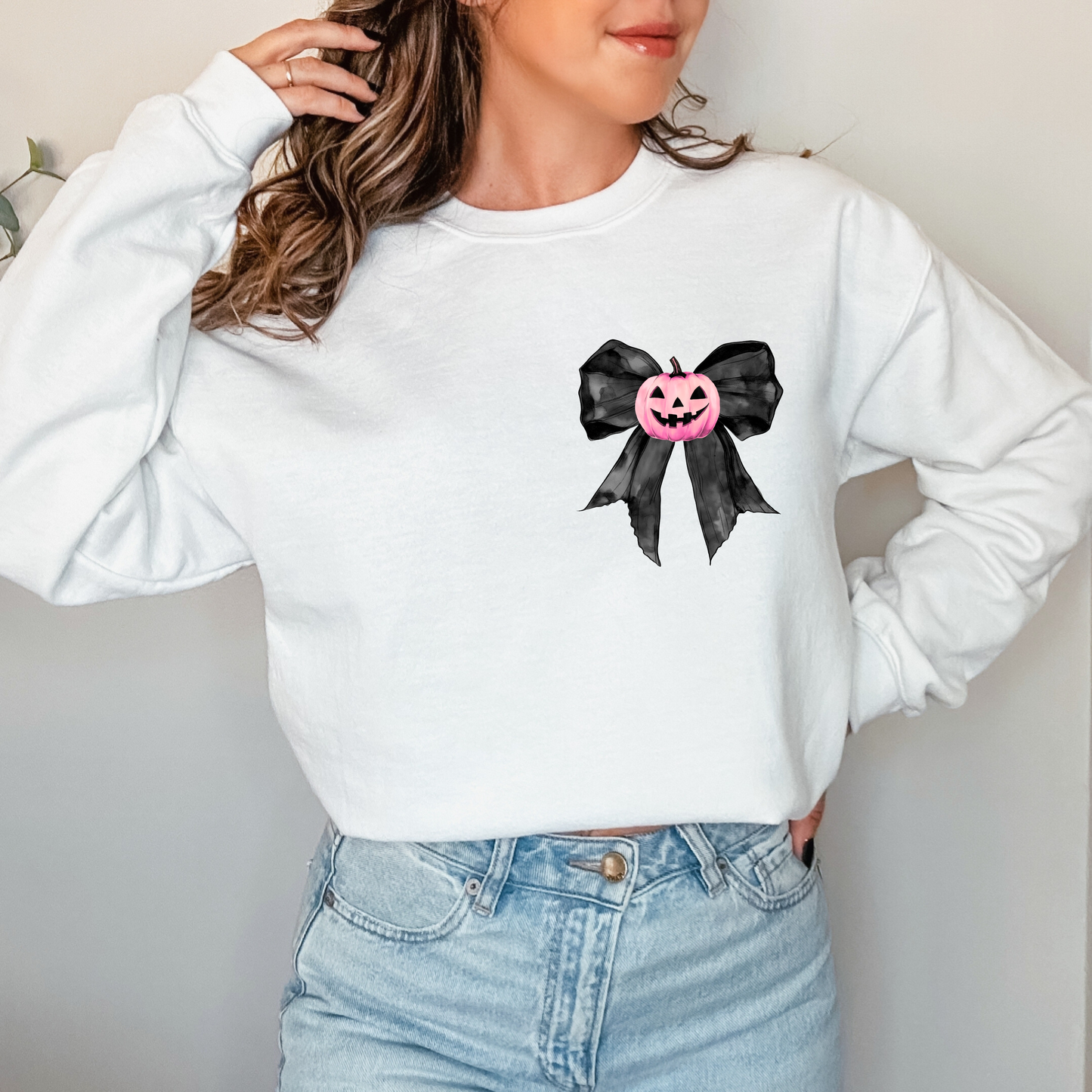 Jack-O-Lan. Bow | Sweatshirt