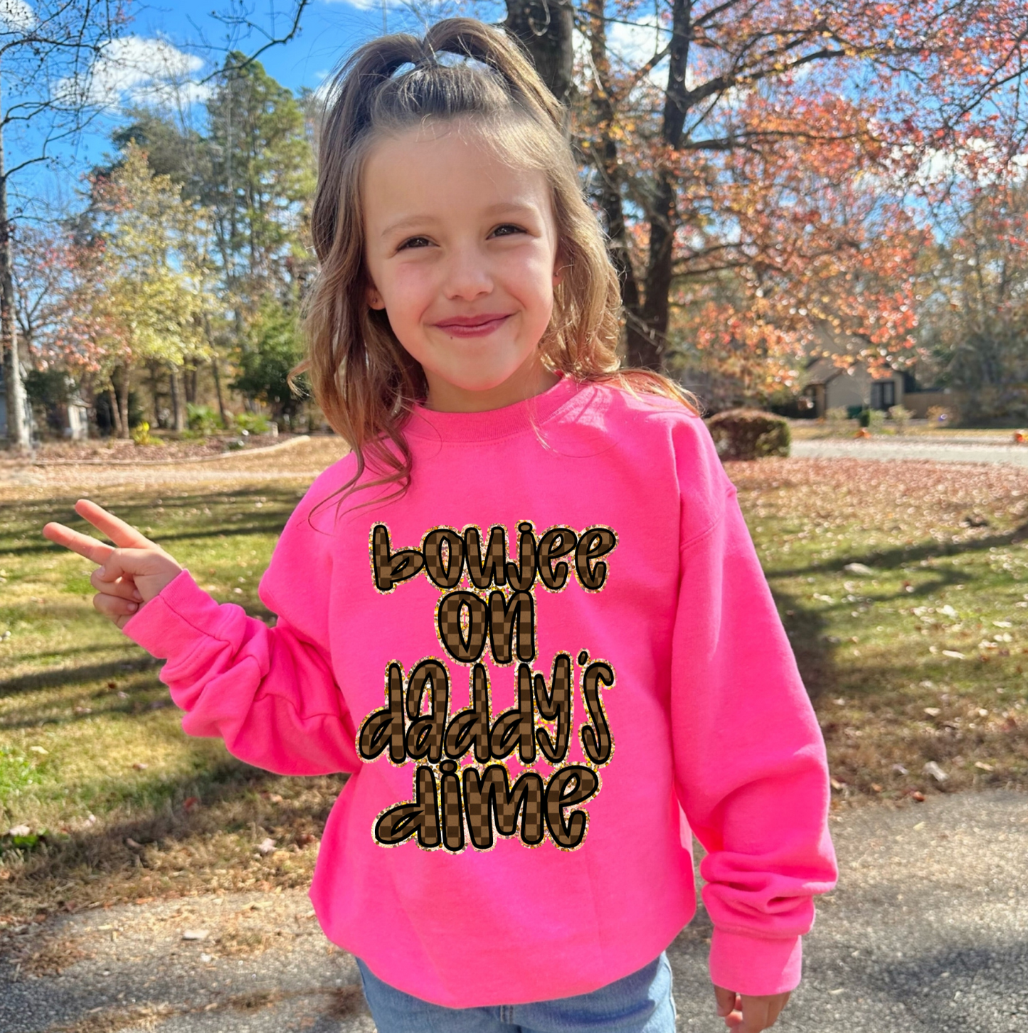 Boujee On Daddy's Money | Youth Sweatshirt