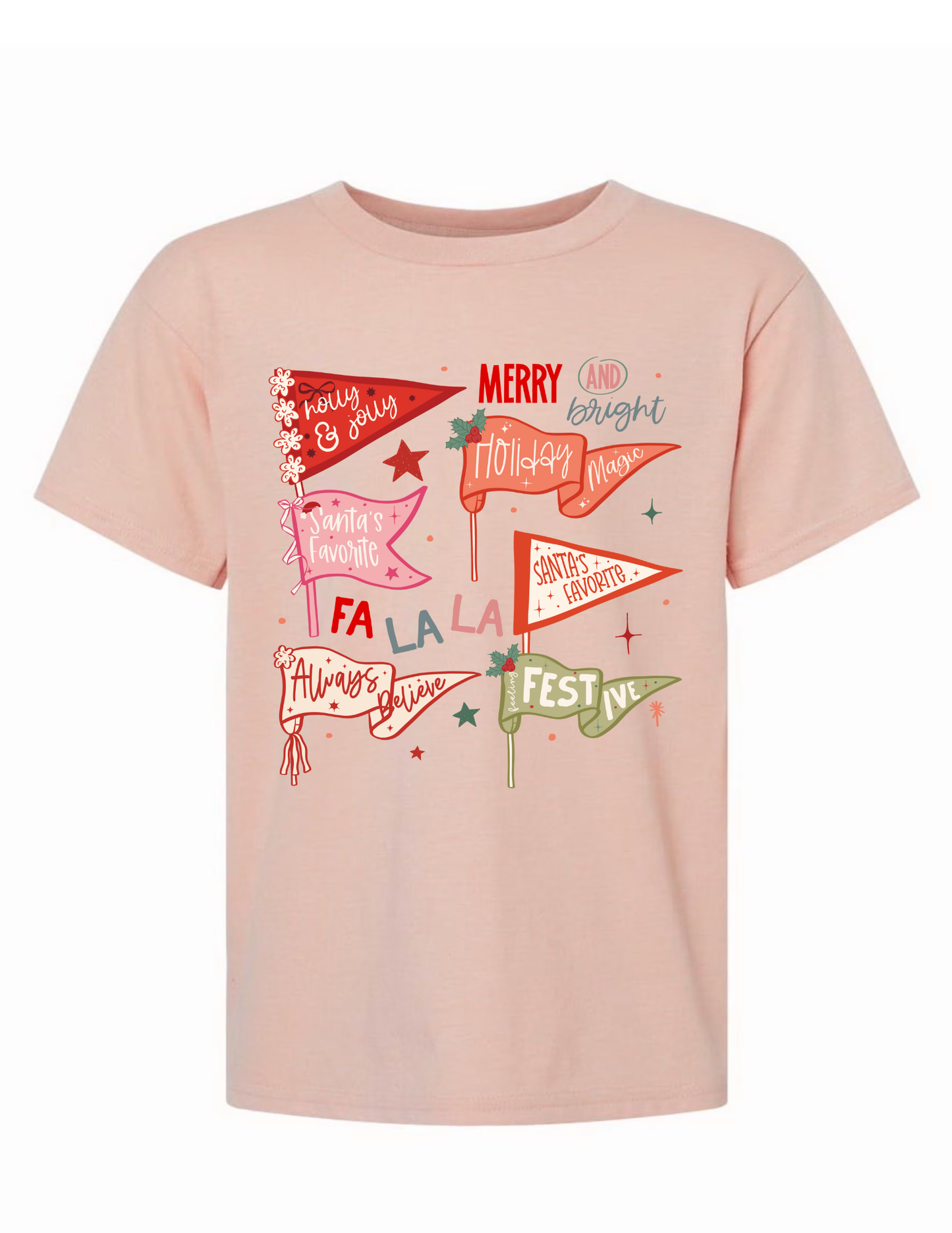 Christmas Flags | Youth T-Shirt