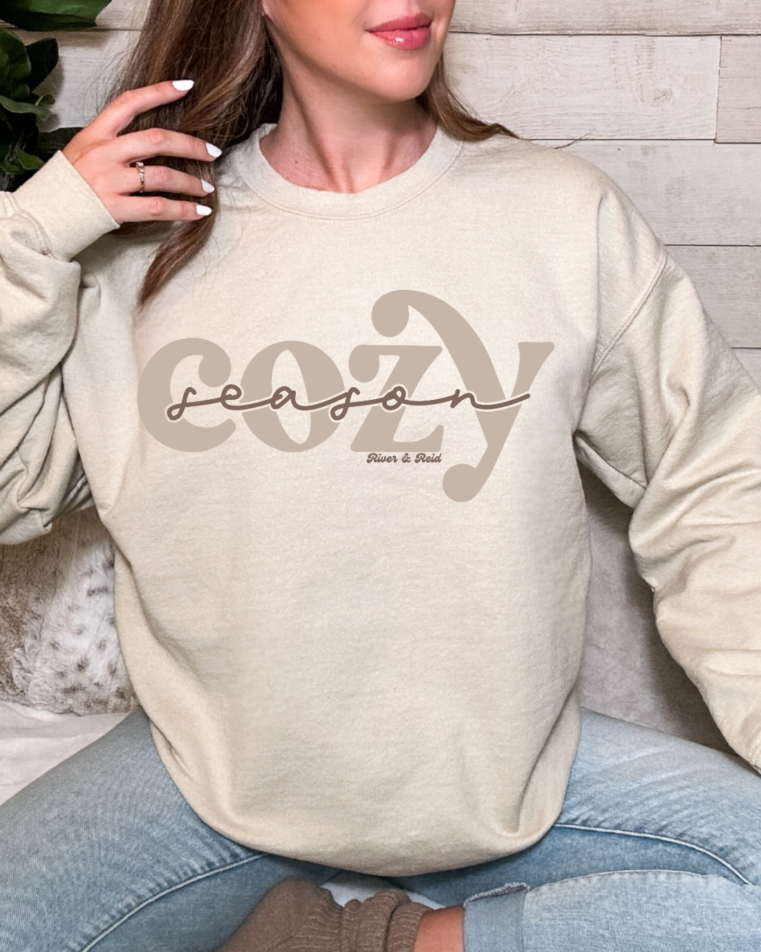 Double Font Cozy Season | Sweatshirt