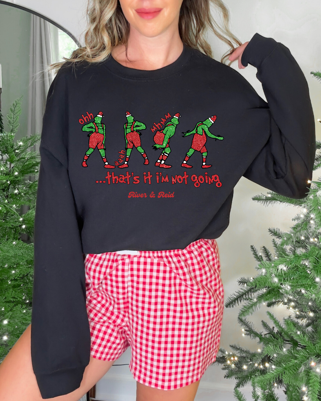 Not Going (Red) | Sweatshirt