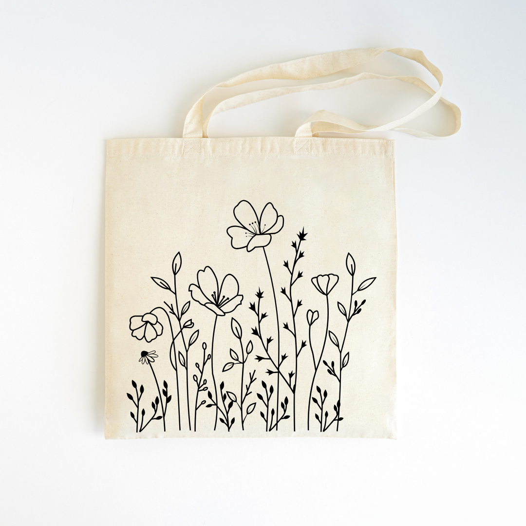 Wildflowers Canvas Bag