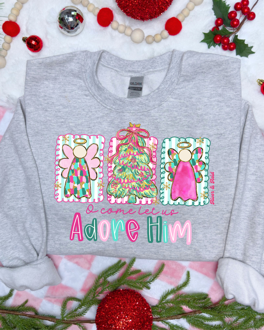 Let Us Adore Him | Sweatshirt