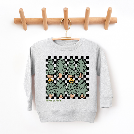 Checkered Trees | Toddler Sweatshirt