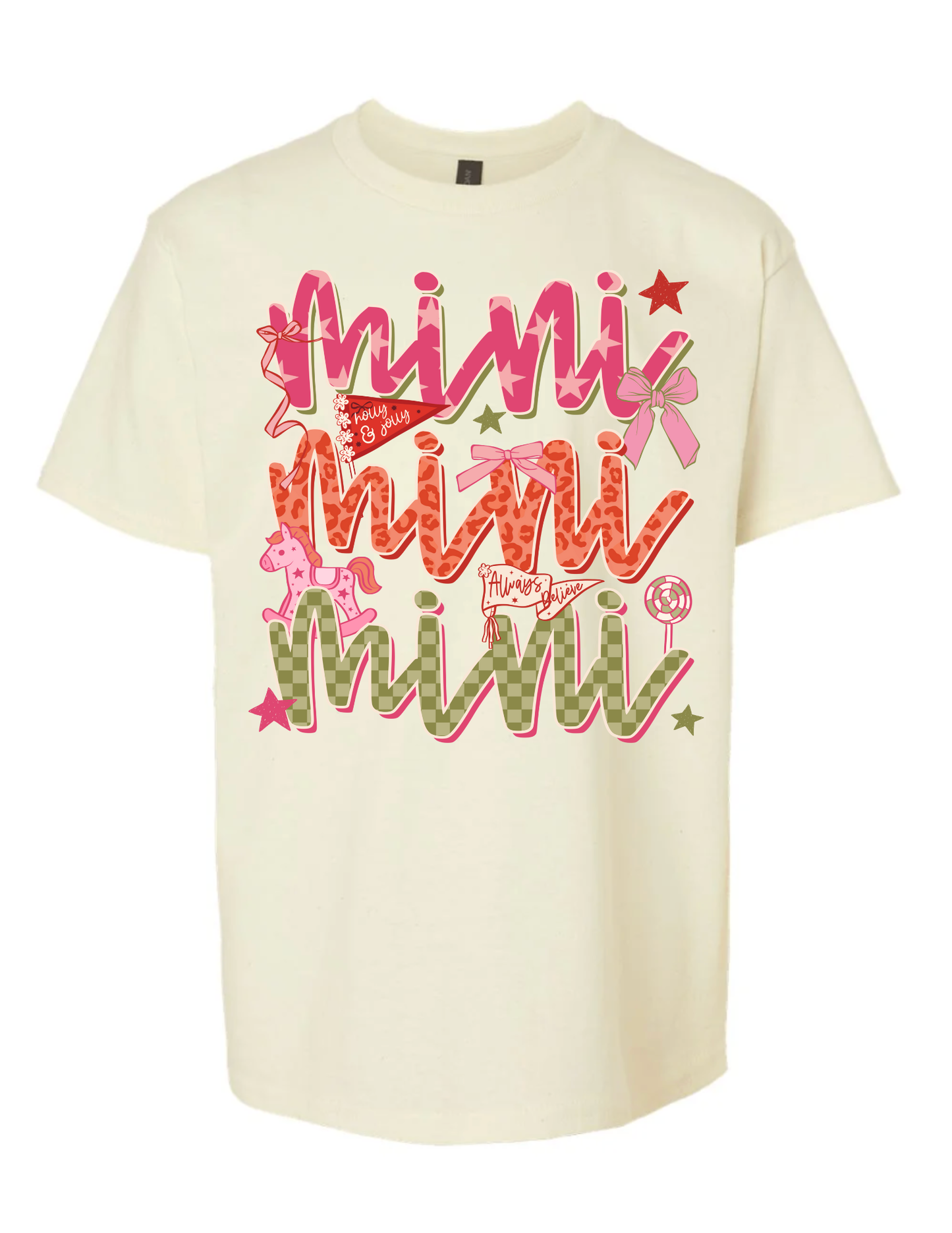 Mini Christmas Flags | Youth T-shirt