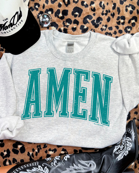 Amen Block Lettering | Sweatshirt
