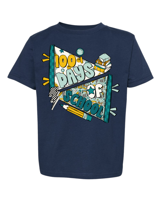 100 Days Of School Flags | Toddler T-Shirt