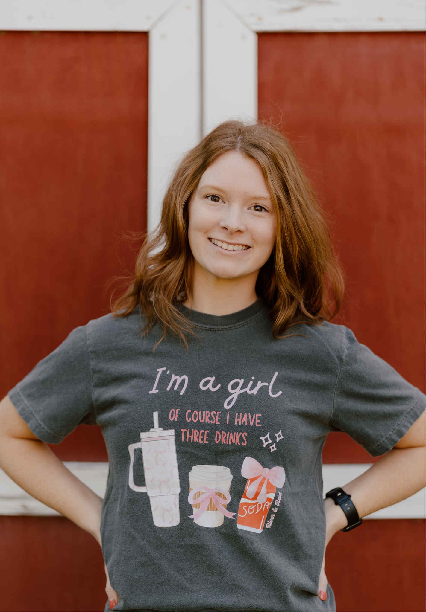 I'm A Girl Three Drinks | T-Shirt