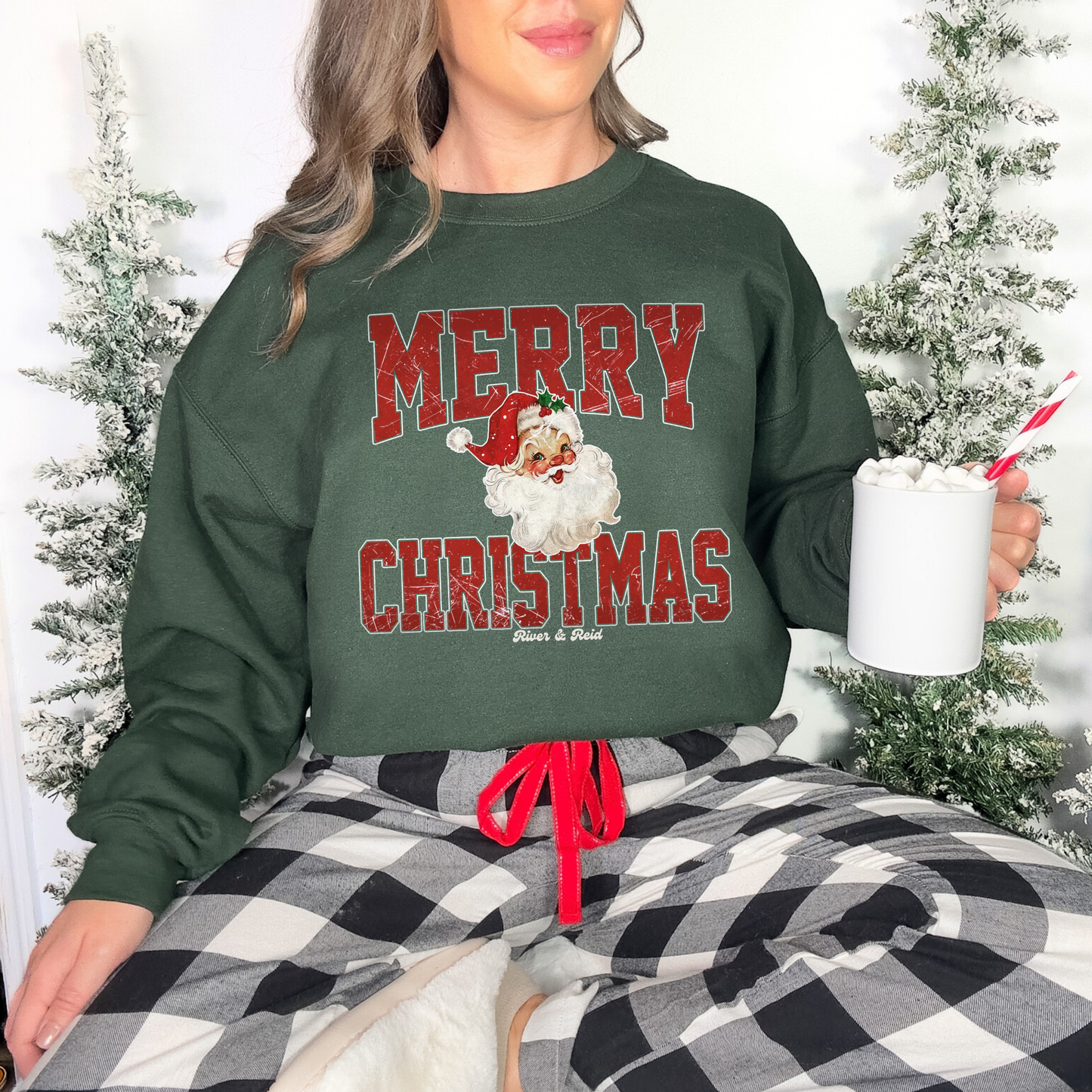 Merry Christmas Retro | Sweatshirt