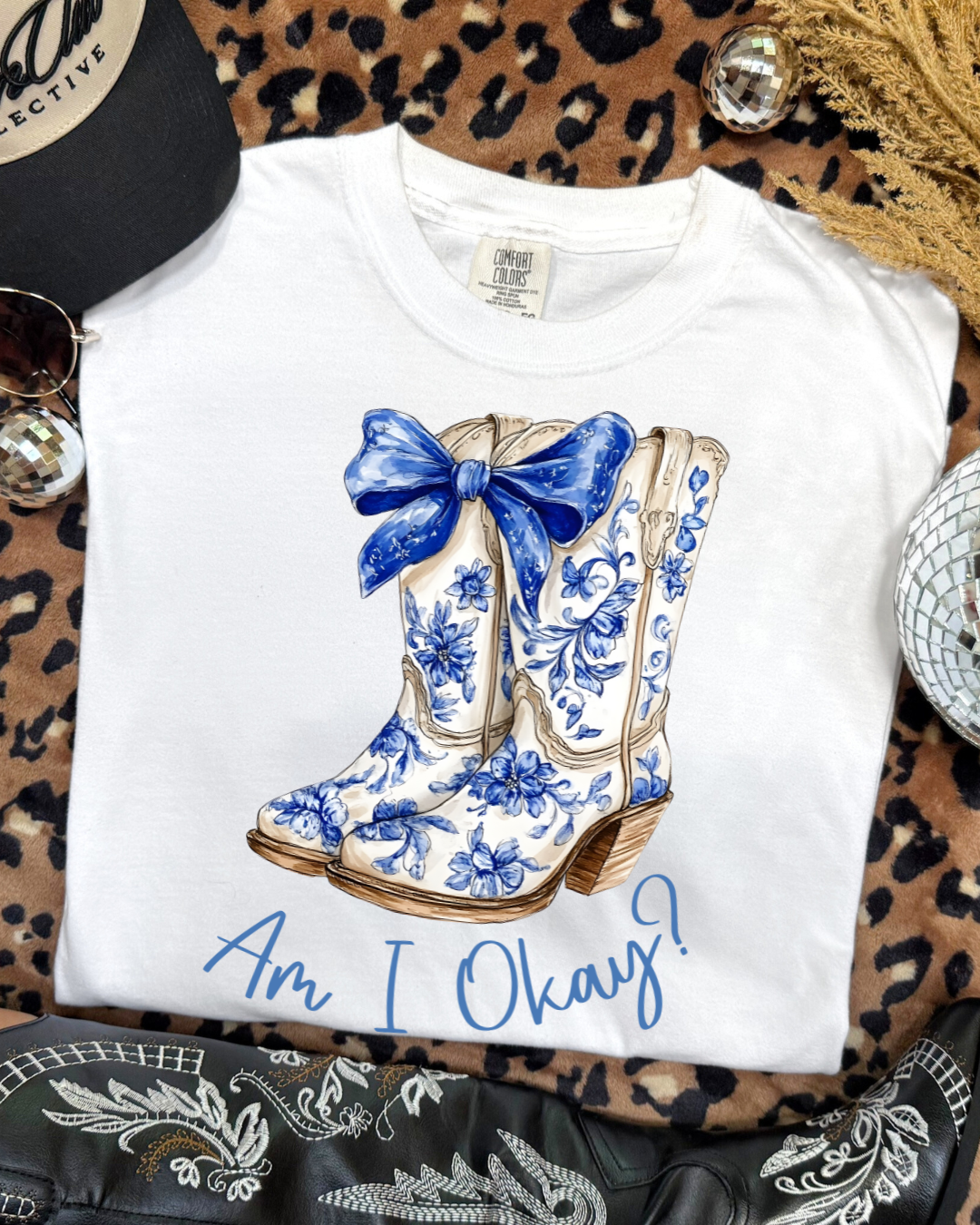Am I Okay? Coquette Boot | T-Shirt