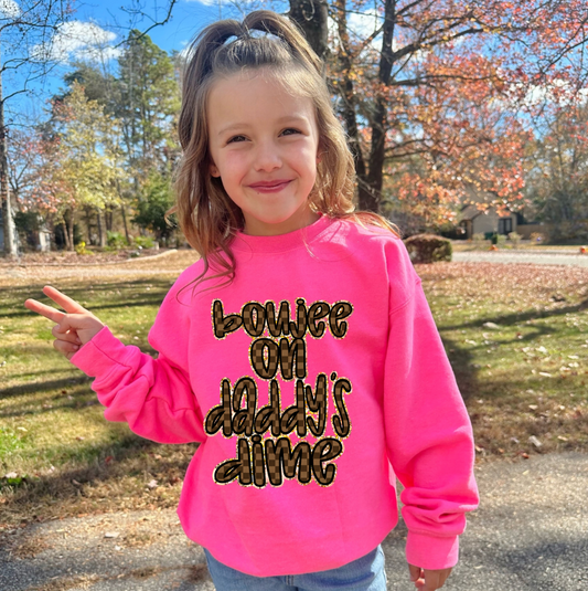 Boujee On Daddy's Money | Youth Sweatshirt