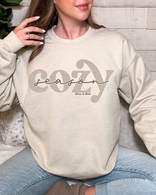 Double Font Cozy Season | Sweatshirt
