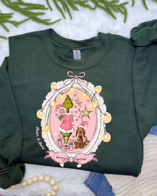 Grinch Coquette| Sweatshirt