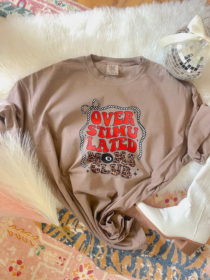 Overstimulated Moms Club | T-Shirt