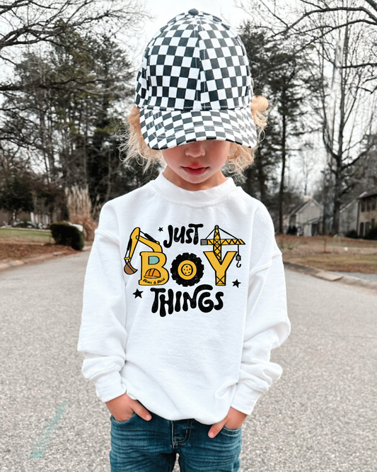 Just Boy Things | Toddler Sweatshirt