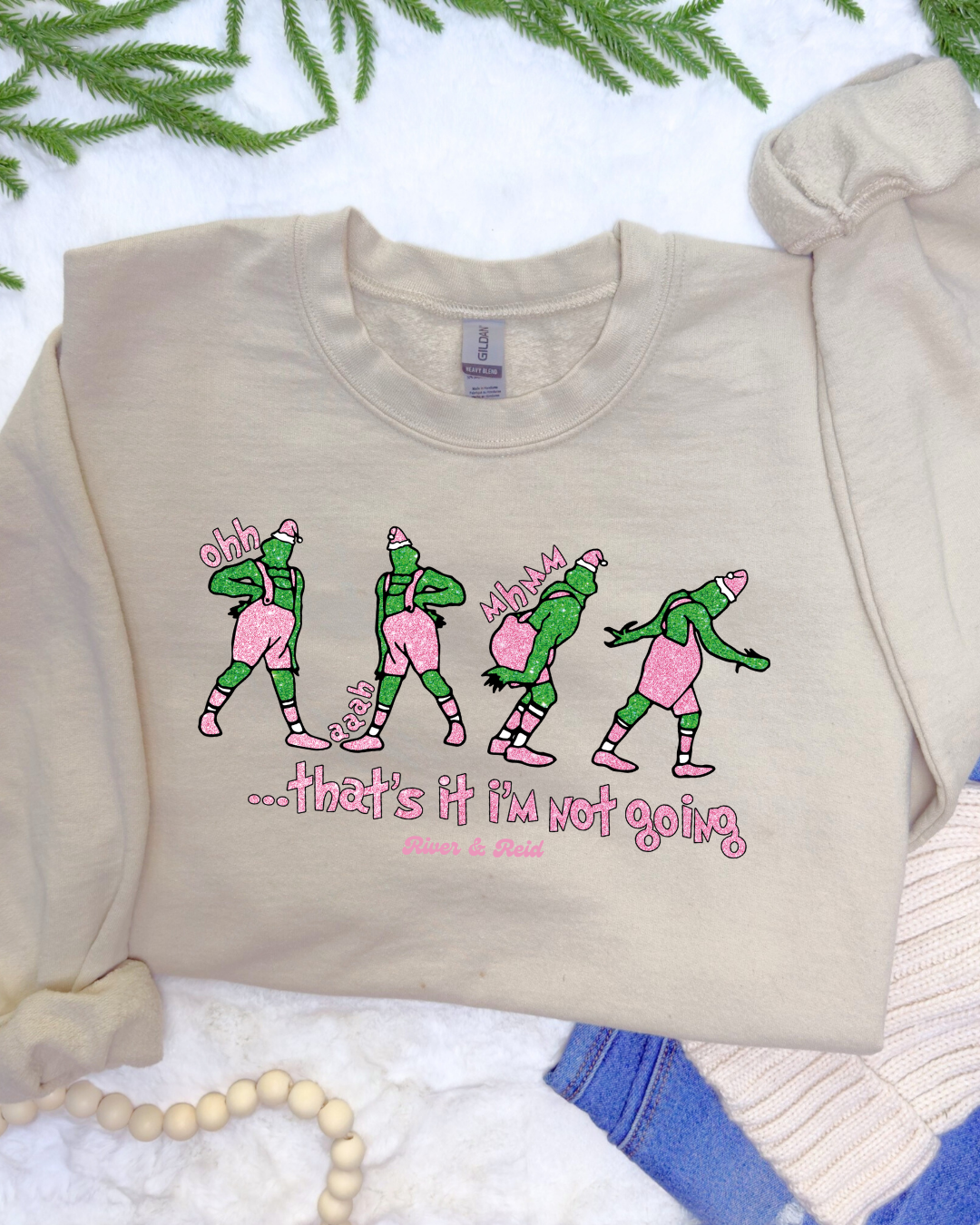 Not Going (Pink) | Sweatshirt